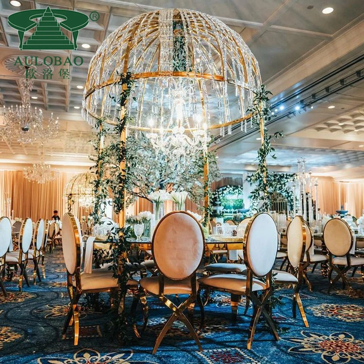 Dinner Table Set Hall Regular Glass Top Stainless Steel Modern 8 Chairs Metal Dining Table Wedding Table