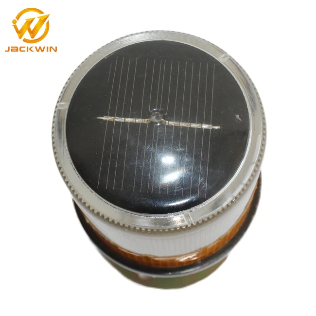 
Traffic Safety Screw On Cone LED Flashing Solar Blinker / Flash LED Beacon Light 