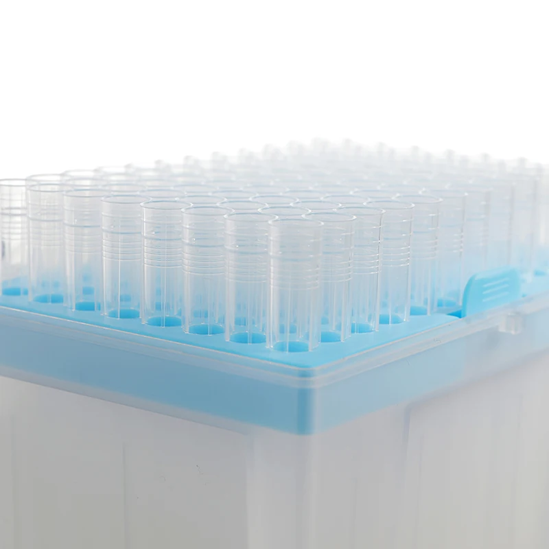 1000ul Blue Color Universal Disposable Pipette Tips for Laboratory Use Null-filter Transfer Polypropylene/PP Pipettes Sterile
