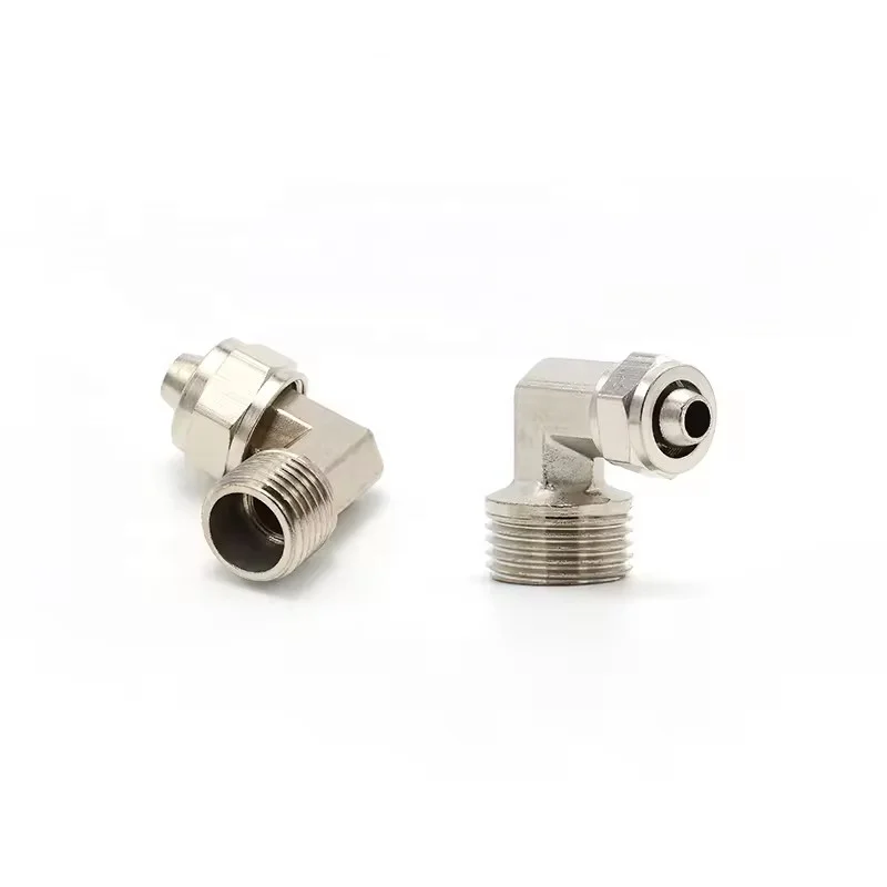 RTS Quick Lock Female Pneumatic Quick Twist Joint Straight Elbow Tee Internal Thread Pipe Fittings