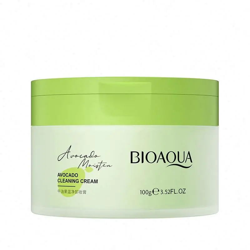 Best cheaper New Natural Avocado Moisturizing Deep Cleansing Face Eye Jojoba Seed Oil Makeup Remover Cream for Female