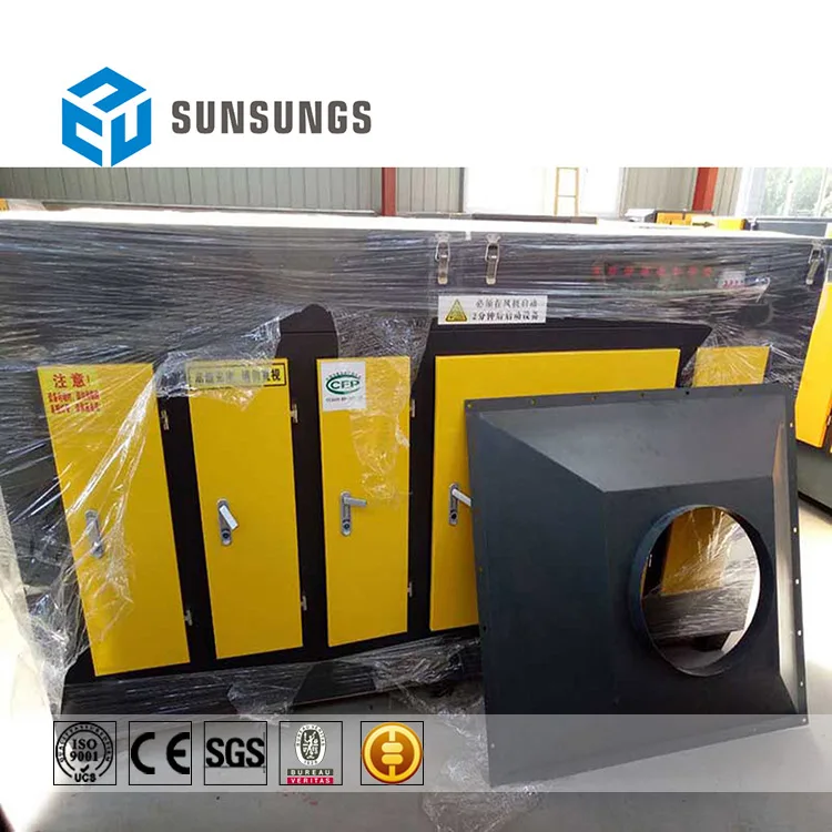 
exhaust gas treatment equipment uv photolysis purification machine 