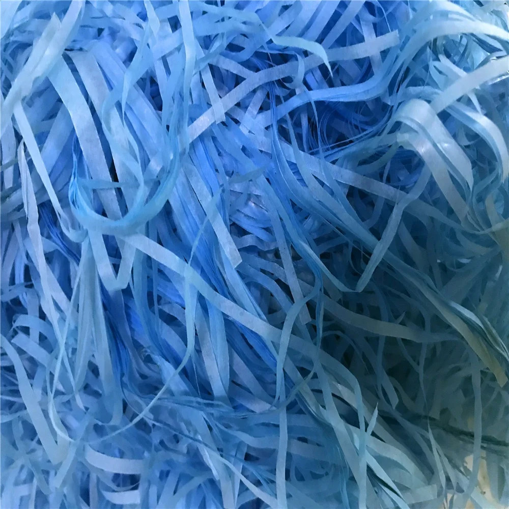 Crinkle Black Color Cut Shredded Tissue Paper Filler small cut cotton tissue kraft crinkle white shredded paper