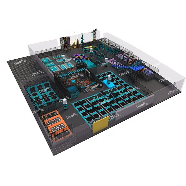 Liben Lanbox Franchise Indoor Commercial Adventure Trampoline Park