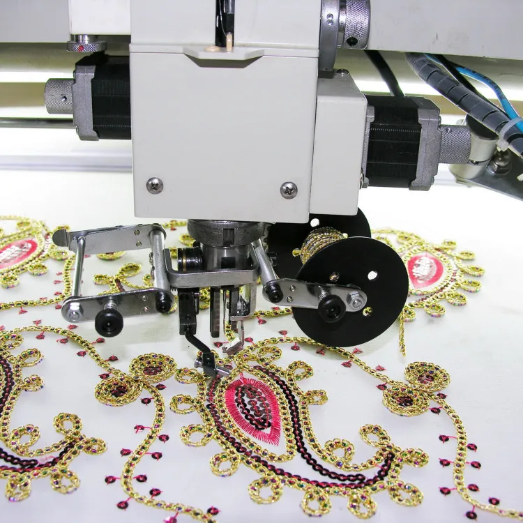 Multifuntional taping & cording mixed type embroidery machine Zigzag