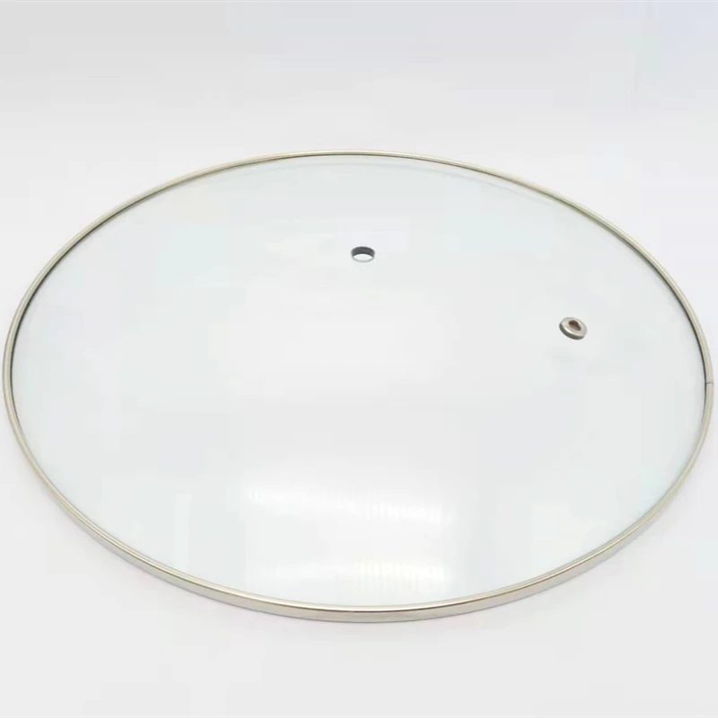 The factory directly providing wholesale C type tempered glass lid for frying pan