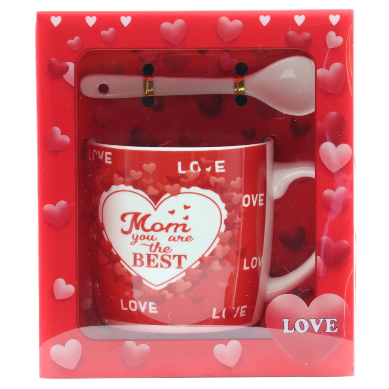 Factory Direct Sale Custom Logo Custom Design Porcelain Coffee Cup Ceramic Mother Day Mug