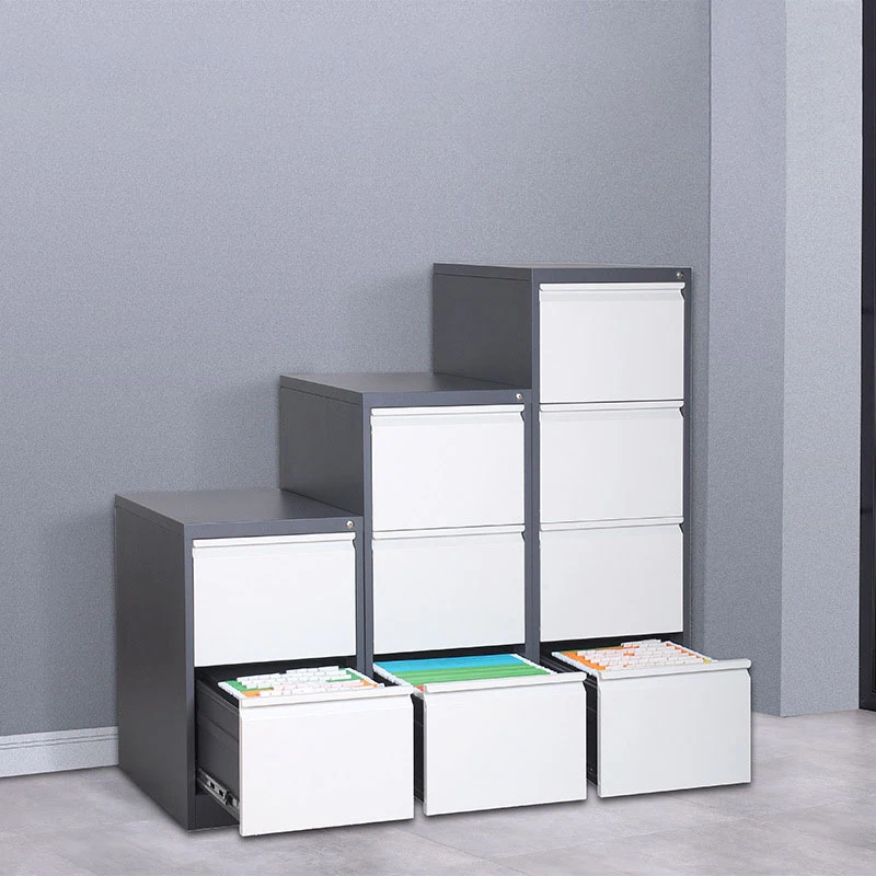 Metal Office Drawer Vertical Filing Cabinet 4 Drawer Document Steel Cabinet