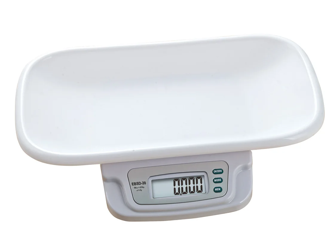 Good Price 20KG White Measure Infant Digital Weight Electronic Weighing Baby Scale