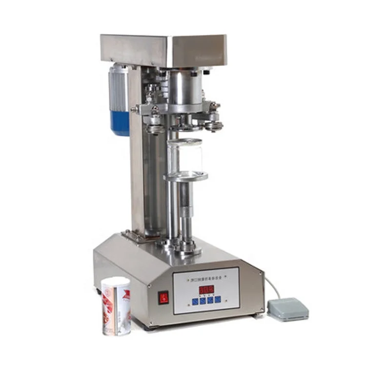YTK-180 Fully Stainless Steel can sealing machine for soda beverage soft drinks