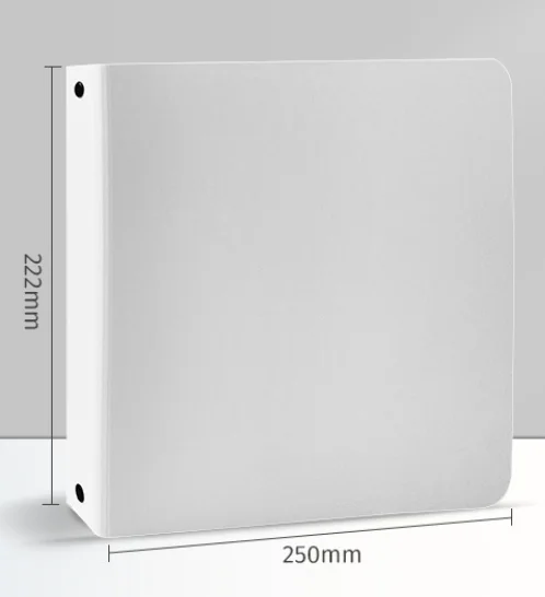 Archivalpro PP foam black white  photo card album book shell solid color DIY sticker album cover