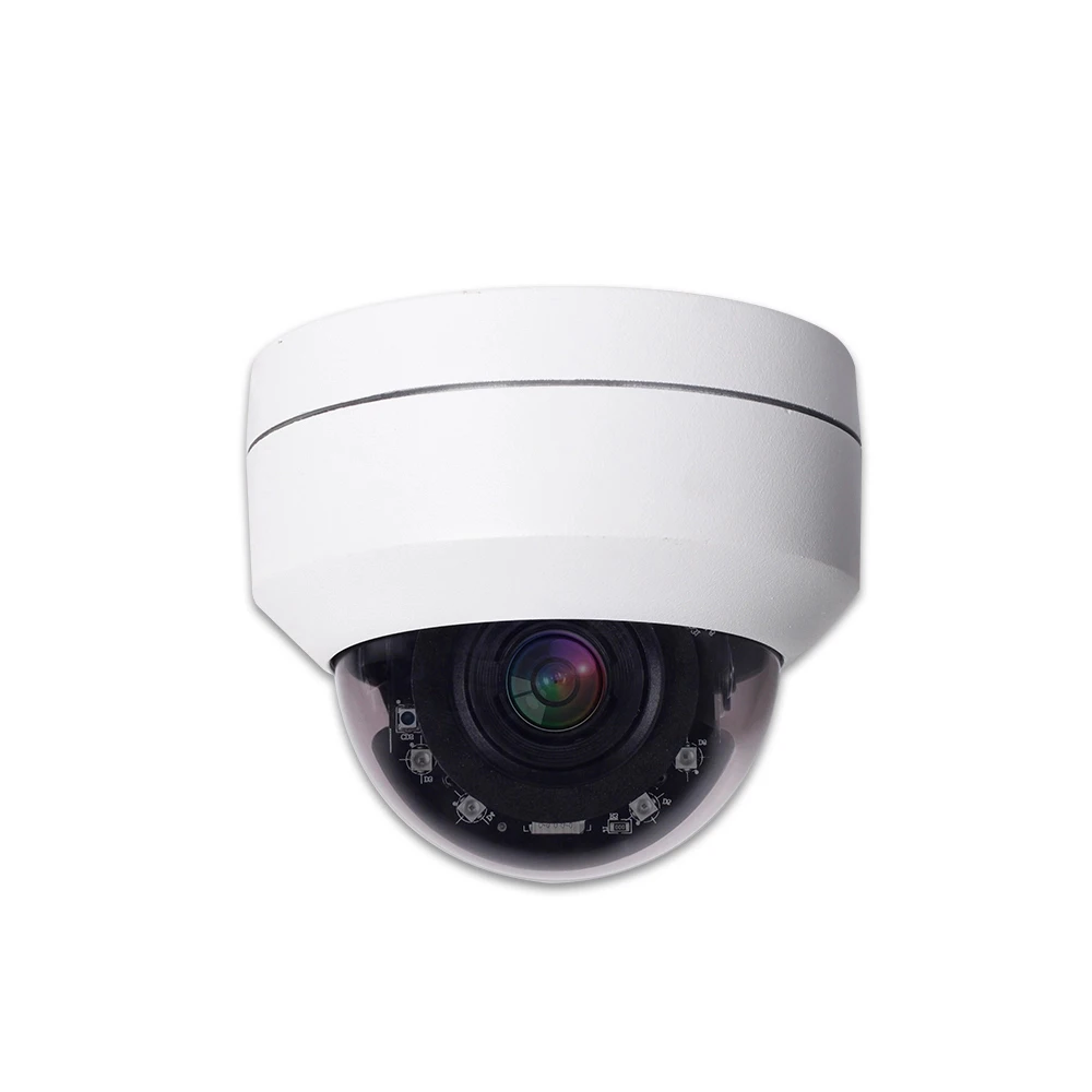 IP Smart Home Security POE 5MP 4X Optical Zoom Mini Dome PTZ CCTV Camera