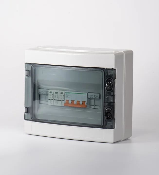 WRDZ Solar System PV Waterproof Combiner Box for 4 Strings 1 in Solar Panel