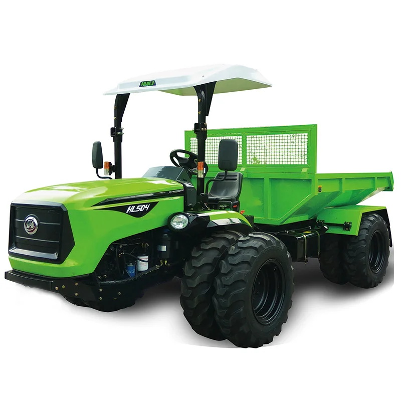 China articulated vehicle factory Huili 4X4 Wheel Garden Agriculture Farm Traktor Mini Agricultural Cargo Truck Tractor