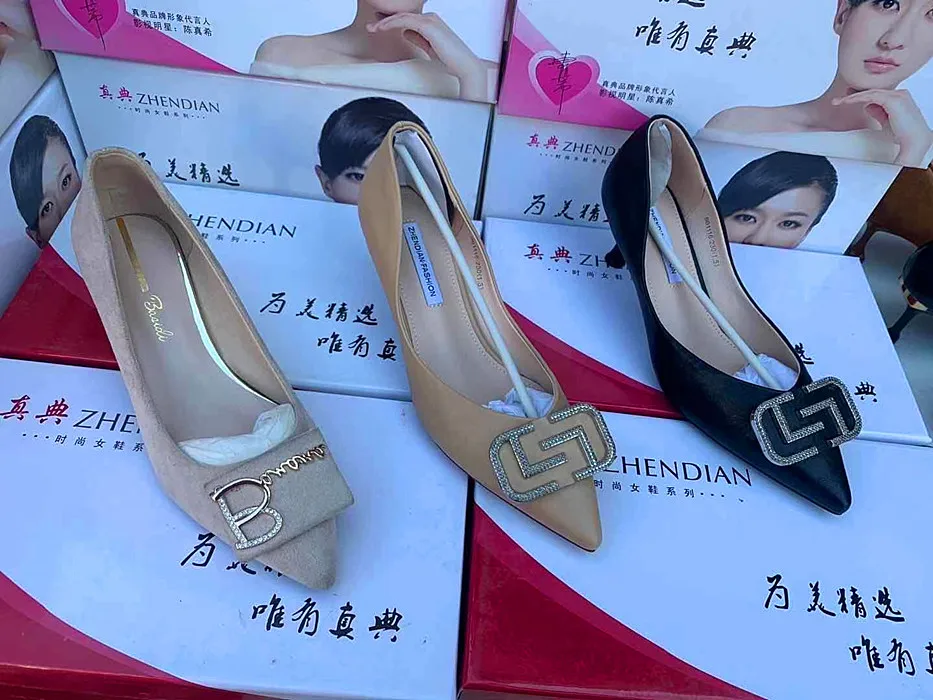 
WZY factory bulk wholesale ladies high heels stock mixed spot 