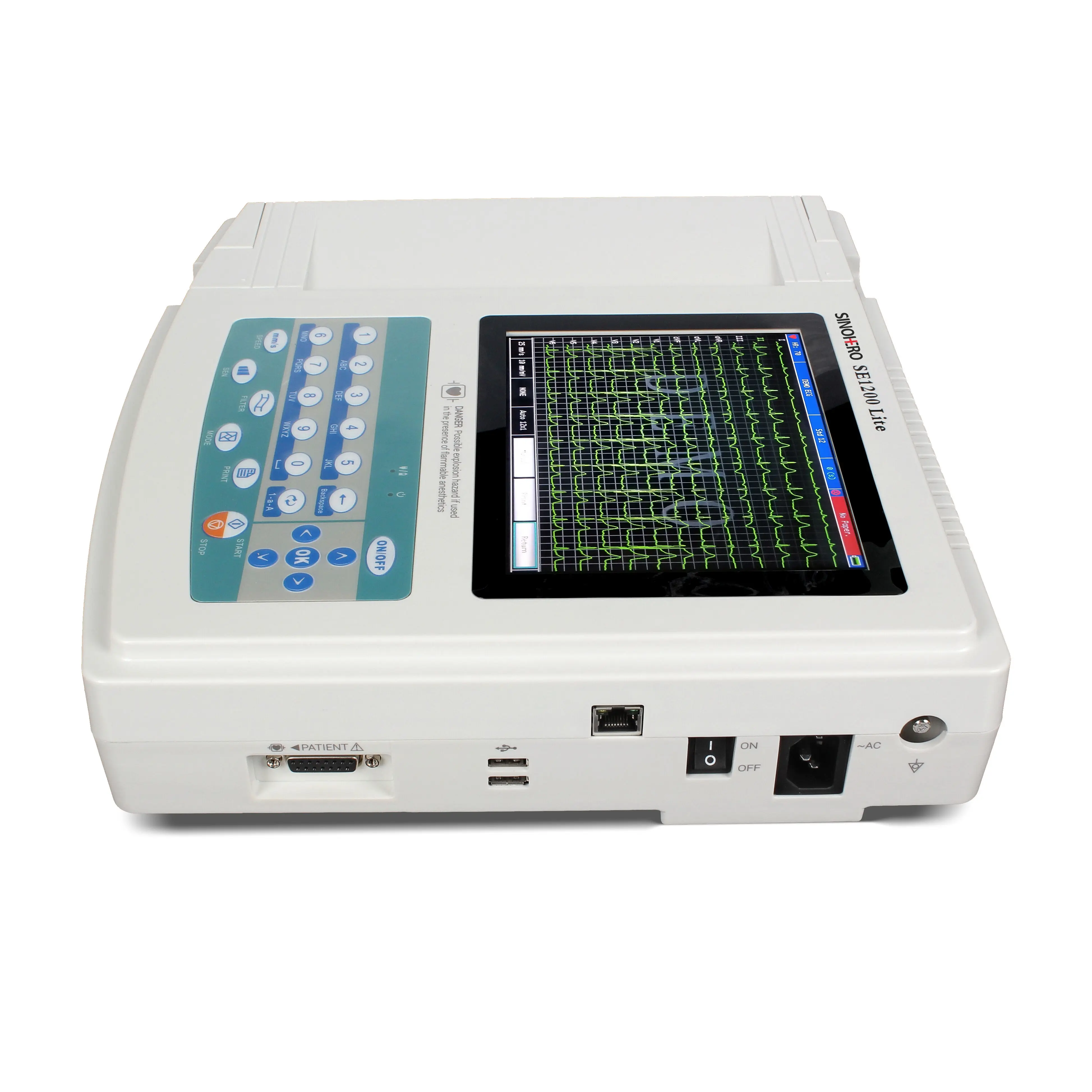 SINOHERO SE1200lite Ce Ecg Electrocardiograph 12 Leads 12 Channel Digital Portable Ecg Machine