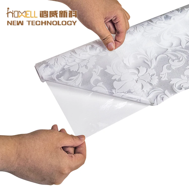 Peel and Stick Static Waterproof Adhesive Film For Glass