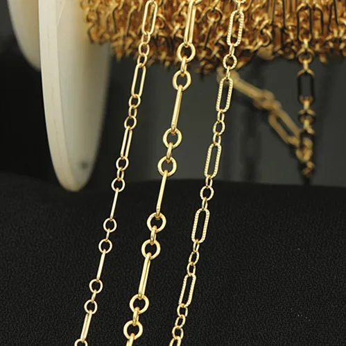 GP 14k gold filled patterned 3+1 cable bulk chain gold filled permanent chain jewelry supplier jewellery making wholesale