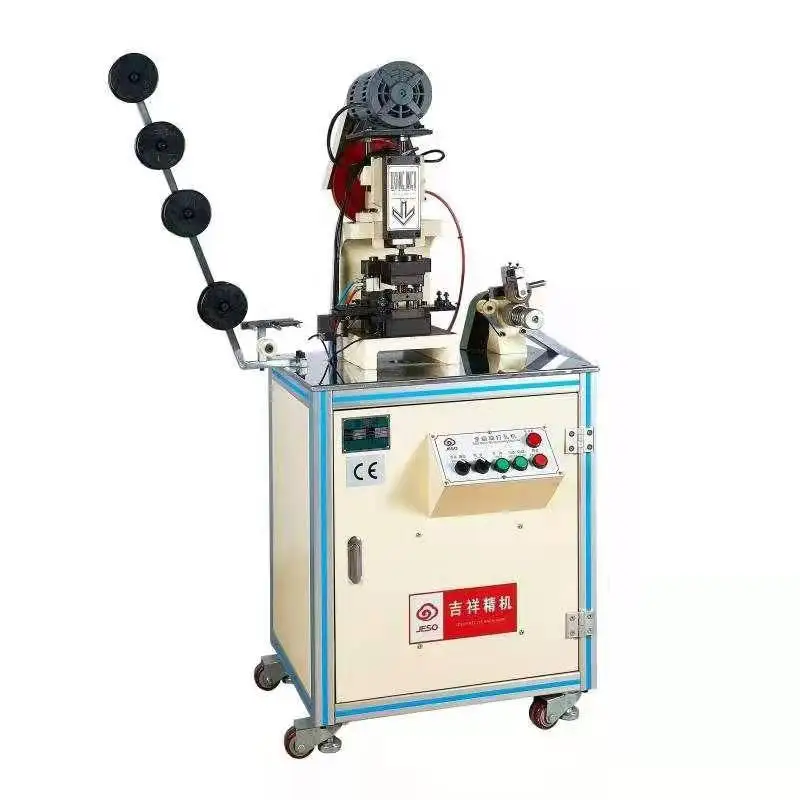 Fully Automatic Coil CFC Nylon Zipper Window Opening Zipper Making Machine For Zipper Hole Punching