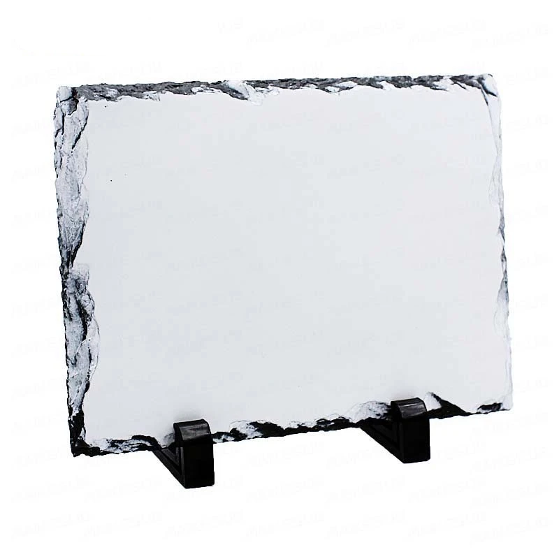 Sublimation Blank 15*20cm Slate Photo Frame DIY Picture Photo Deco Rock Stone Slates Crafts Thermal Transfer Print Photo Slate
