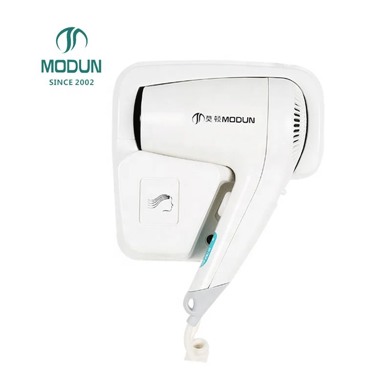 1200W Wallmount Plastic Hair Blow Dryer Hotel