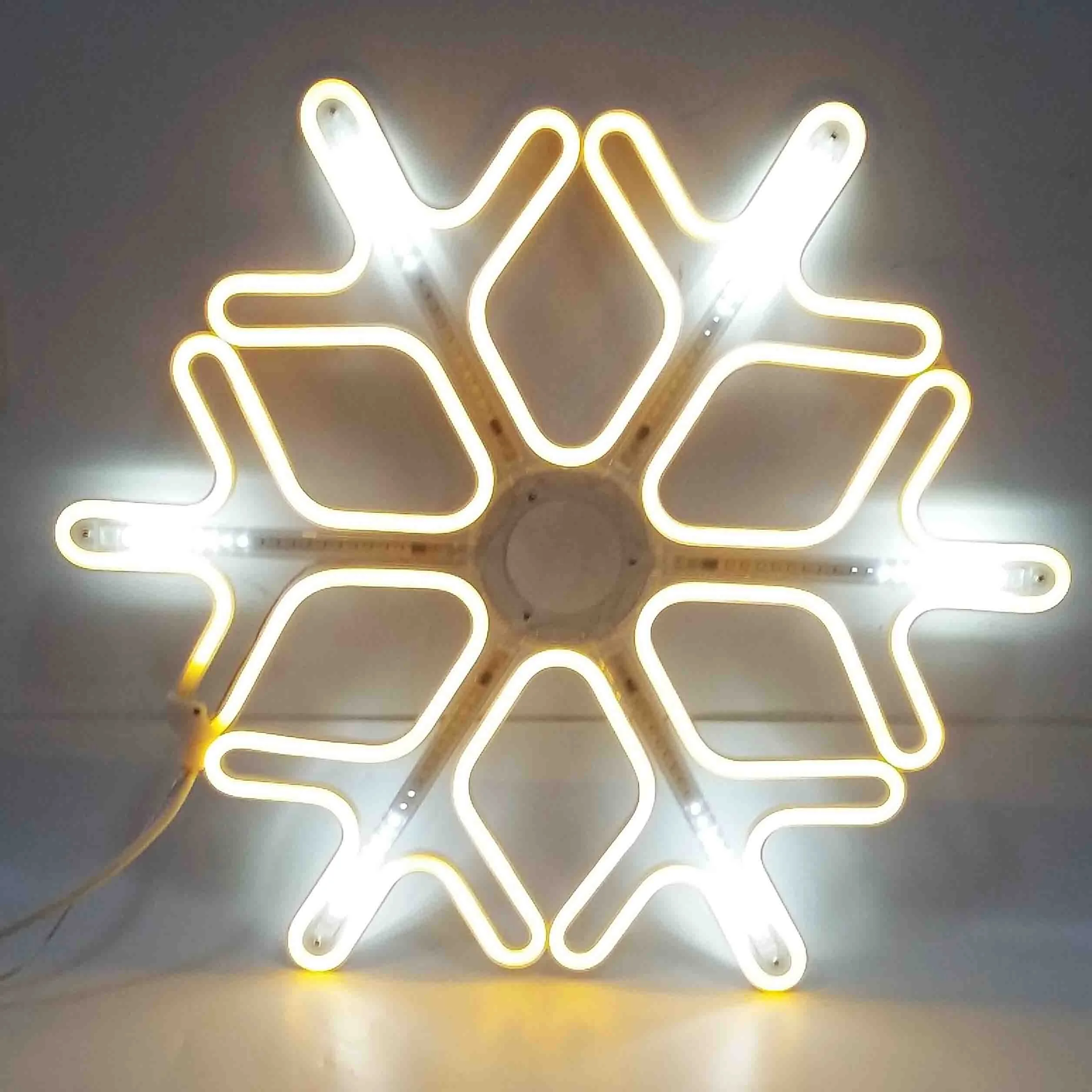2022 new Snow shape  led lights white snowflake Christmas decorations Lights for holiday
