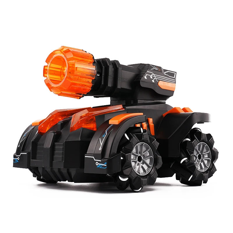 Wholesale 2.4G Electric Infrared Receiving RC Battle Truck 360 Degrees Rotation Dancing Drift Car With Light Spray