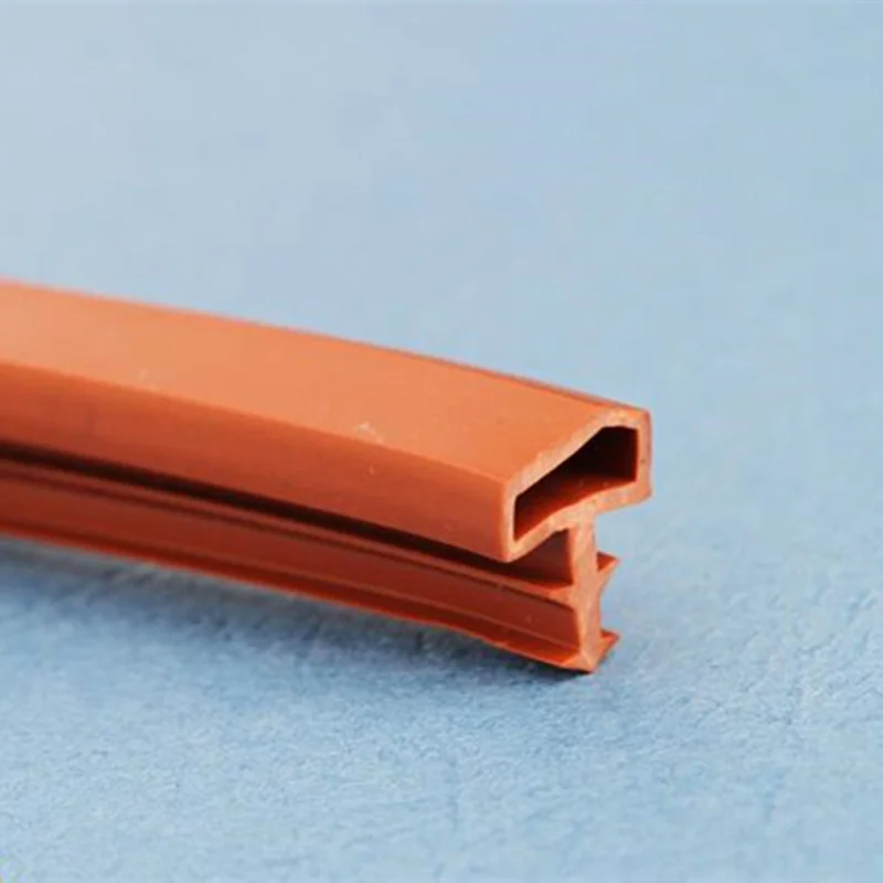 Custom Door Insulation Strips  Width 8 mm -12 mm PVC/ Silicone/ TPE Rubber Extrusion Profile Door Sealing Strip for Door Gasket