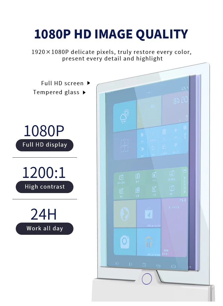 43 50 55 65inch 4K LCD Signage Monitor Electronic Advertising Boards Smart Advertising Screen Vertical Digital Signage Display