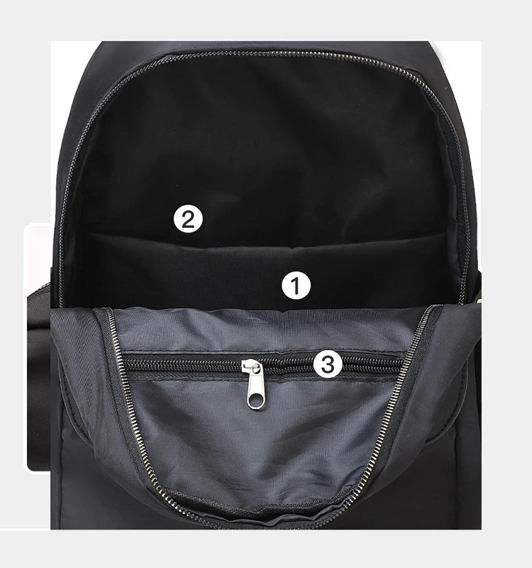 Factory Wholesale women designer nylon waterproof laptop backpack leisure school travelling college backpacks