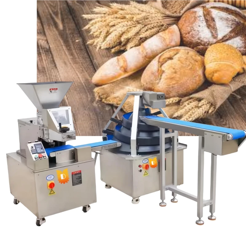 Hot Selling Automatic Bread Production Line Bread Dough Mixer Dough Divider Bread making machine Shaper Proofer Rotary Oven