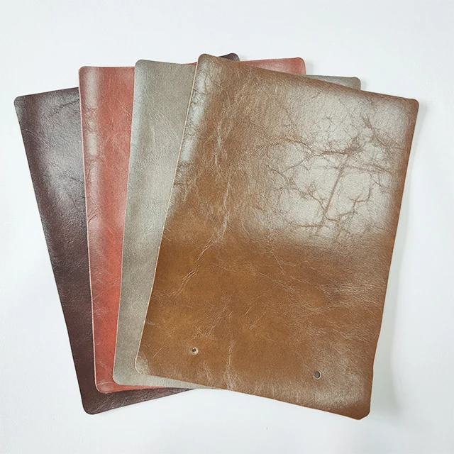 semi pu rexine leather manufacture custom pu leather for shoes synthetic leather production line