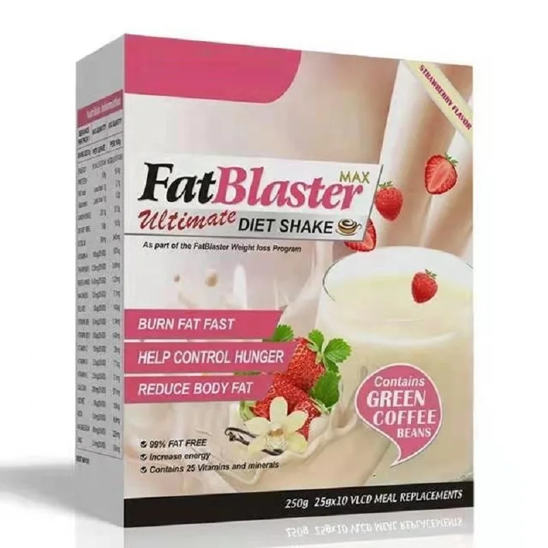 
Private label fat burner meal replacement milk winstown fat blaster Strawberry diet shake for lose weight 
