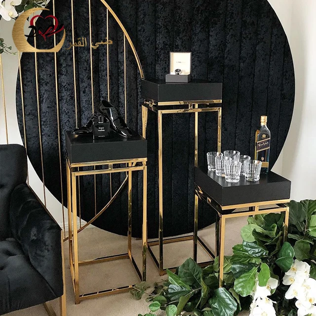 Wholesale hotel events furniture flower stand wedding stage decoration