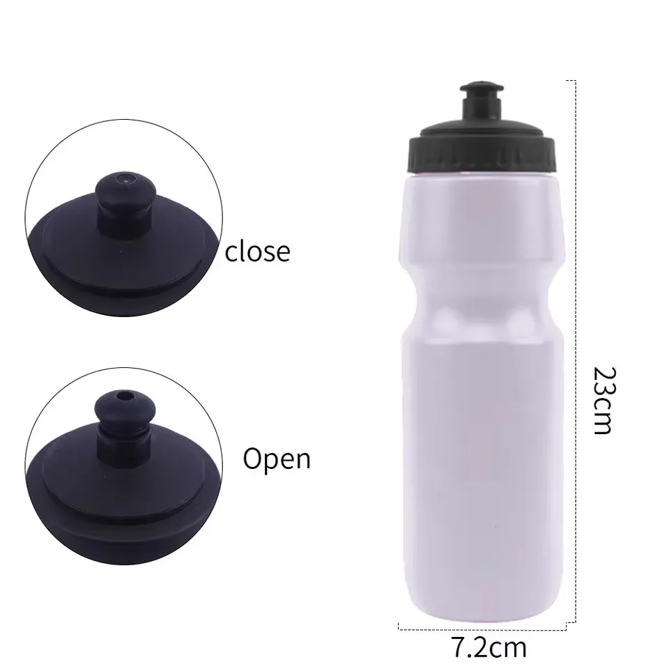 Plastic 700ml Sports Water Bottle Food Grade Bpa Free Squeeze Bike Water Bottle For Cycling