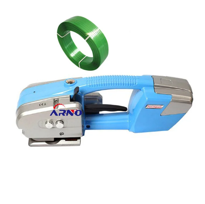 best selling portable battery plastic steel strap packing machine