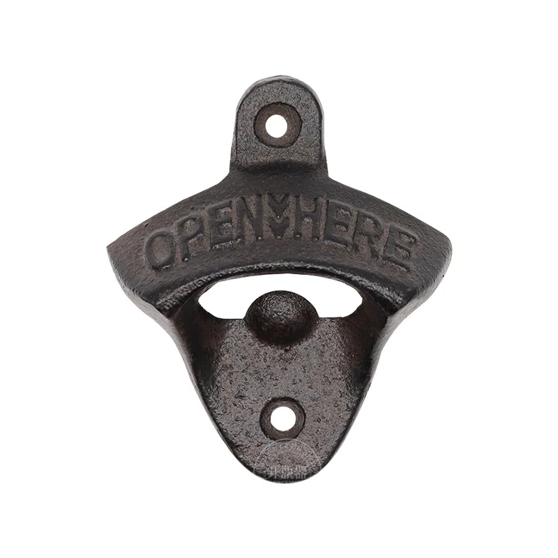 2022 Newest bear head bottle opener cast iron animal wall wine opener pig head wall hanging beer bottle opener