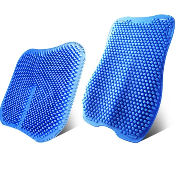 100%  silicon car seat cushion and lumbar cushion and neck pillow