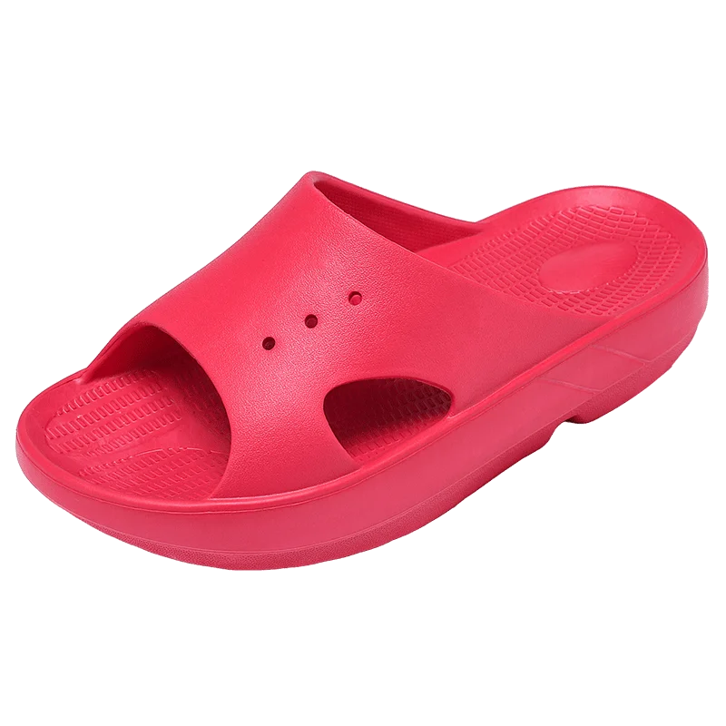 
Custom Logo solid color outdoor slippers mens beach shoe light weight summer sandals flat shoes 