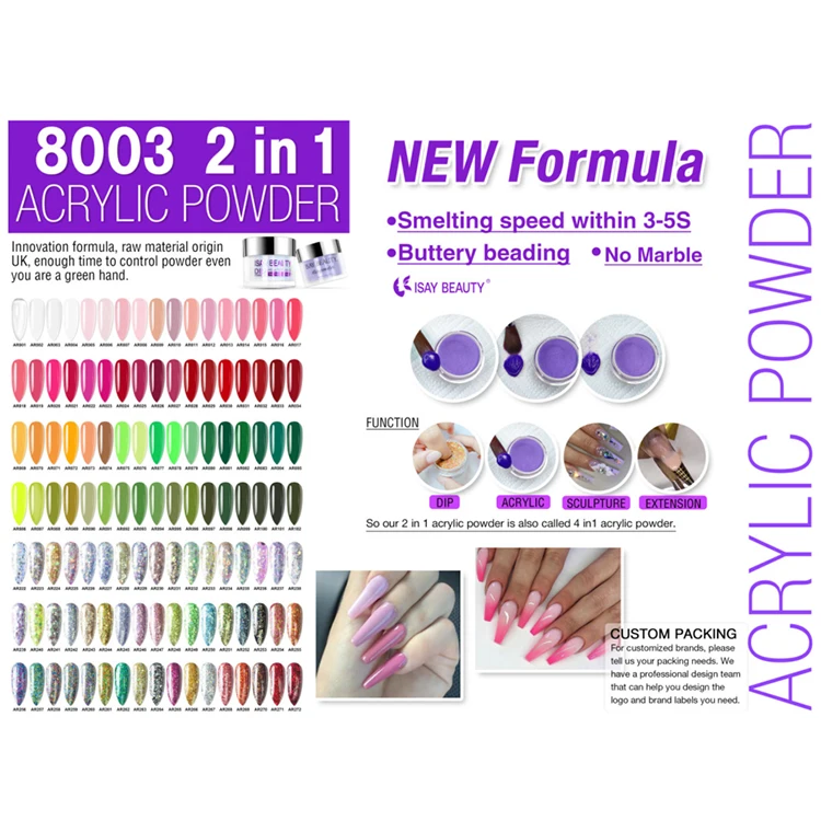 Organic Color Wholesale White Dipping Powder High Quality Nail Art Finger Dip Powder Base Coat