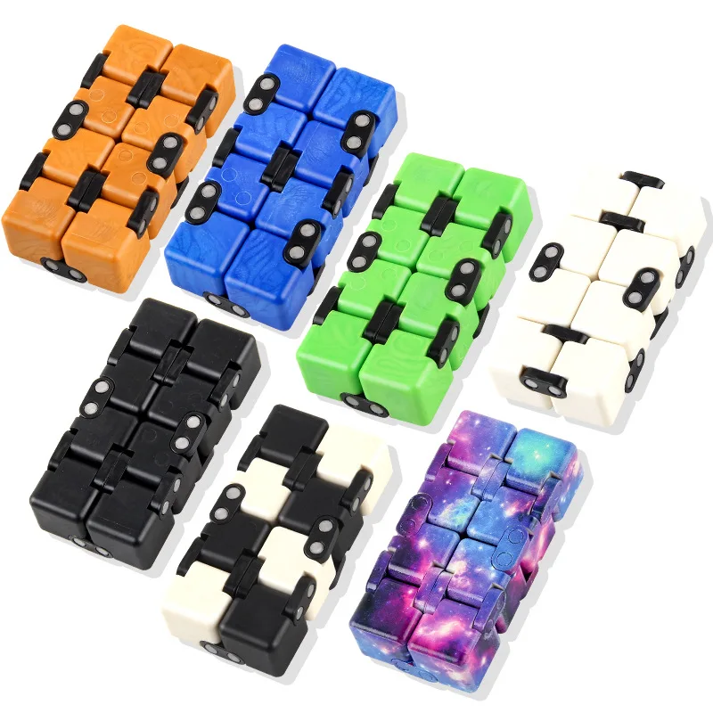 Solid Infinity Cube Decompression Stress Relief Mini Magic Cube Fidget Toys