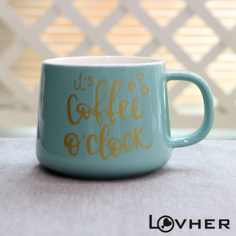 12oz Cartoon Mug  Custom Coffee Mugs With Lids Personalized  Ceramic Cup Unique Customizable Milk Tea Cups Personalized Gifts