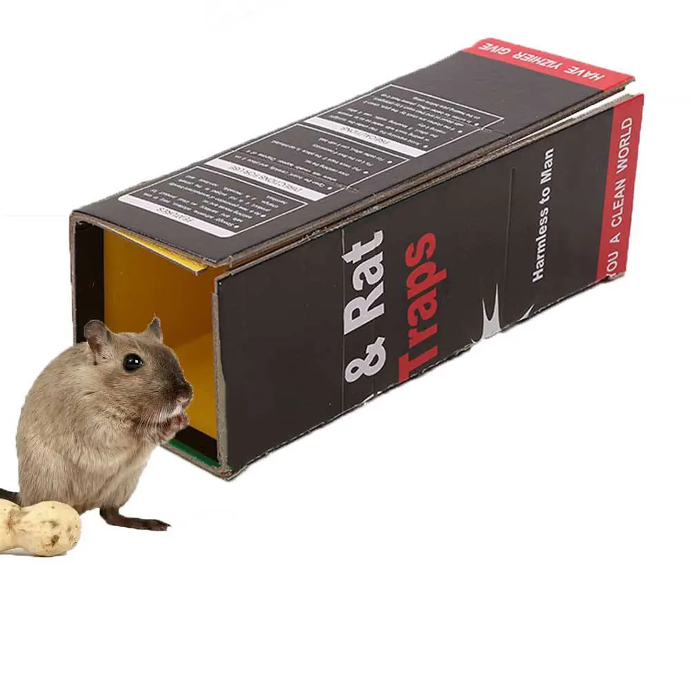 Enhanced Stickiness Rat & Mouse Traps Flying Snake Mouse Traps Sticky Pad Board Cockroach Killers