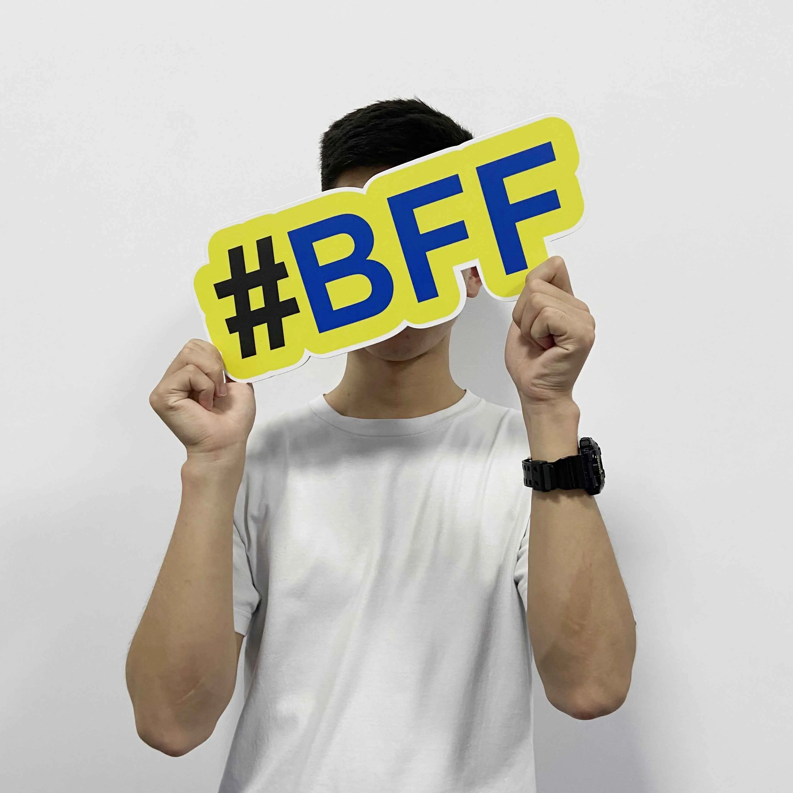 Custom Big Hands UV Digital Printing 5mm PVC foam board Big Props for Parties Decoration