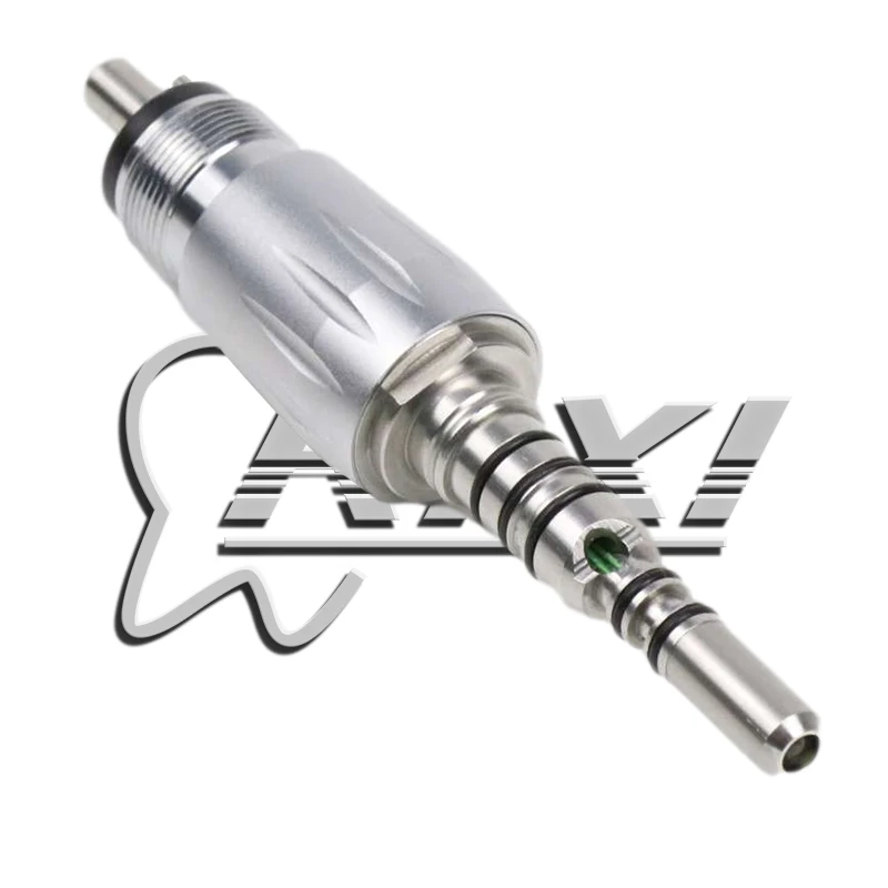High quality 4 holes optic fiber quick connector high speed anti-retraction dental handpiece