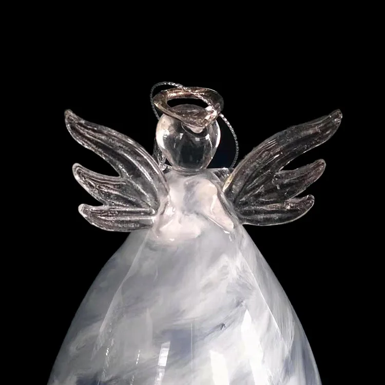 Wholesale Christmas decoration Blowed glass ornament Angel