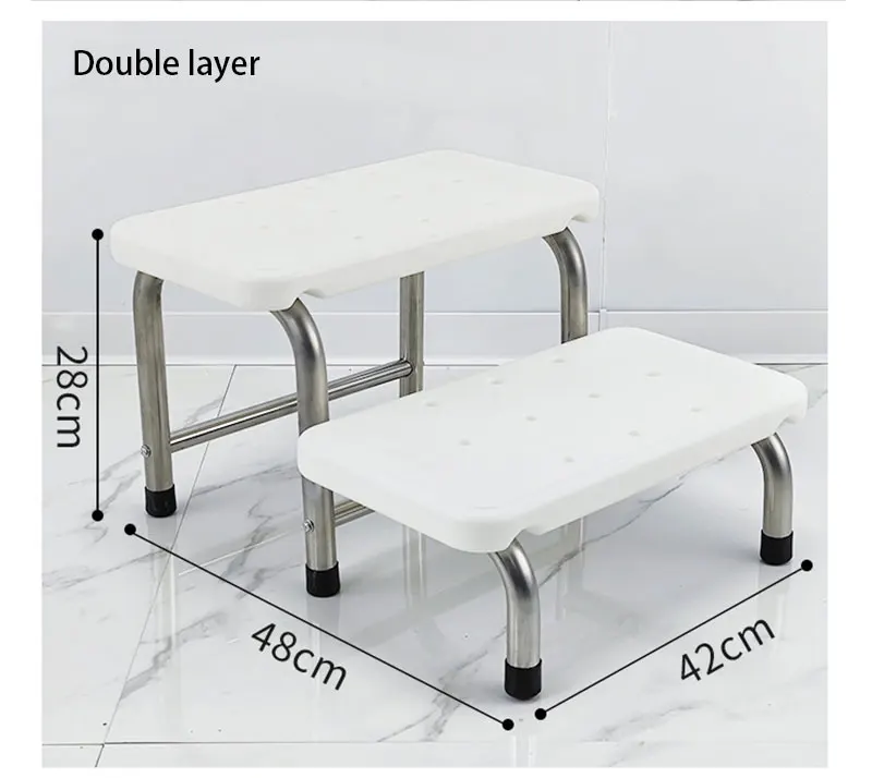 Hospital Furniture Medical Use Patient Step Foot Step Stool for Sale