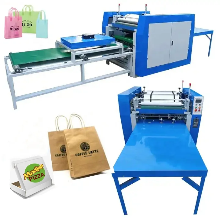 Flexo 1-6 Color Printing Shopping Bags Plastic Bag Printing Machine 3 Color Kraft Paper Bag Printing Machine For Sale