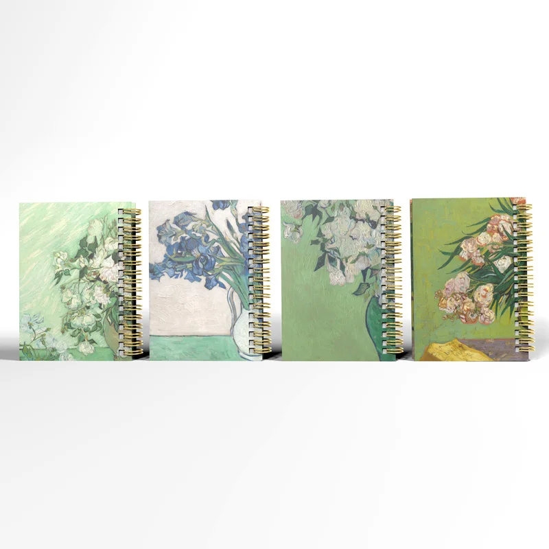 Custom Financial Goal Plan Hard Cover Spiral A5 Notebook Printing Undated Monthly Weekly Daily Budget Finance Planner