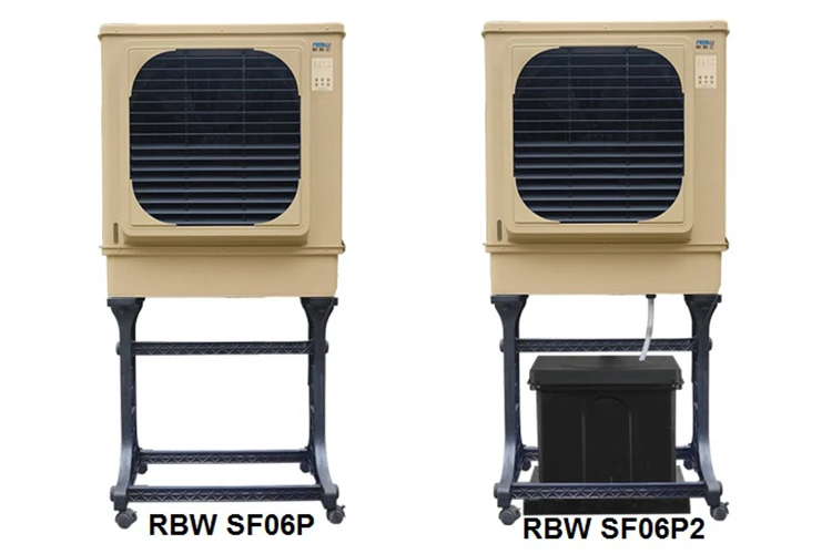 Free-standing mobile 40L water tank capacity good price Industrial evaporative air cooler